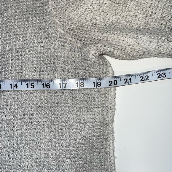 Sanctuary Light Gray Plaid Lined Wool Blend Knit Pullover Sweater Small Women’s - Picture 8 of 12